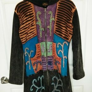 Women's small rising international zipper hoodie